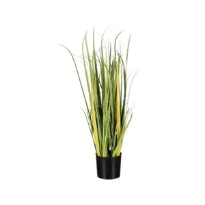 Umělá rostlina v květináči Tráva 70 cm, zelená obraz