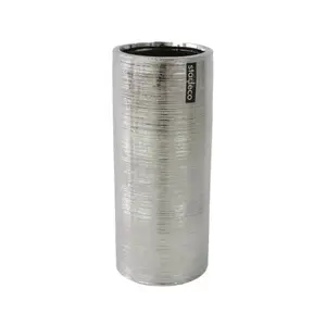 Váza Modern 25 cm, stříbrná obraz