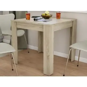 Jídelní stůl David 80x80 cm, dub sonoma obraz