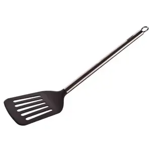 Kuchyňská obracečka s otvory Akcent 33 cm, černá obraz