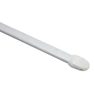 Vitrážní tyčka Easy 40-60 cm, plochá bílá obraz