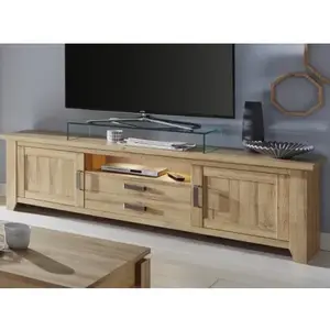 Široká TV skříňka Canyon, dub obraz