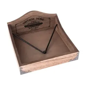 Box na ubrousky Vintage Home 21x11 cm, dřevěný obraz