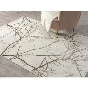 Koberec Creation 160x230 cm, krémový, motiv větve obraz