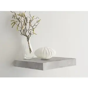 Police na zeď Shelvy 23, 5 cm, šedý beton obraz