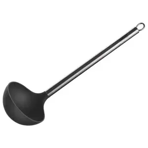 Kuchyňská naběračka Akcent 29 cm, černá obraz