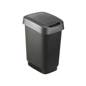 Odpadkový koš Twist 10 l, antracitový obraz
