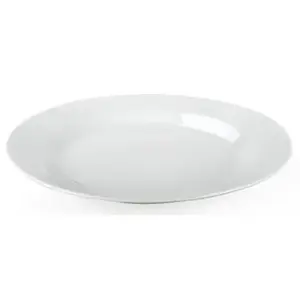 Mělký talíř Larry 24 cm, bílý obraz
