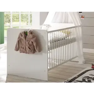 Baby postýlka pro děti Paula 70x140 cm, bílá obraz