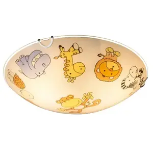 Stropní dětské osvětlení Kiddy 30 cm, zvířátka obraz
