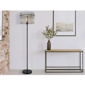 Stojací lampa Gorley 152 cm, skleněné tyčinky obraz