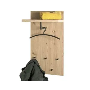 Nástěnný šatní panel Santo, dub artisan obraz