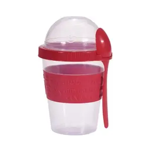 Kelímek na jogurt se lžičkou, 600 ml obraz