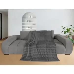 Deka Cashmere touch Nele 150x200 cm, šedá obraz