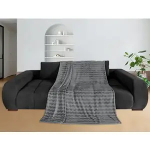 Deka Cashmere touch Nele 150x200 cm, antracit obraz