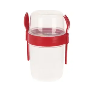 Salátový kelímek s příborem 1, 1 l obraz