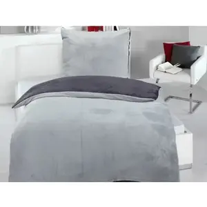 Povlečení Cashmere Touch Wende, stříbrná/antracit obraz