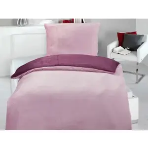 Povlečení Cashmere Touch Wende, růžová/ostružinová obraz