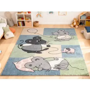 Dětský koberec Dream Kids 120x170 cm, veselé myšky obraz