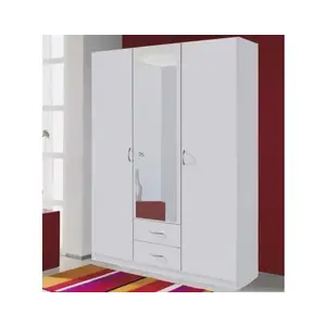 Šatní skříň Case, 136 cm, bílá obraz