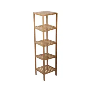 Dřevěný regál Bamboo, 5 polic obraz