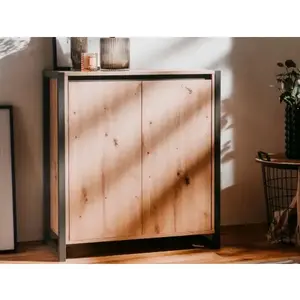 Úložná skříňka Denver, dub artisan/antracit obraz
