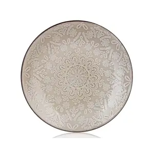 Dezertní talíř Shape 21, 3 cm, krajkový vzor obraz