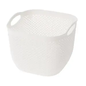 Úložný koš Diamond 630 ml, bílý/černý obraz