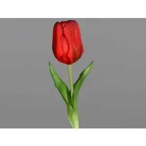 Umělá květina Tulipán 20 cm, červená obraz