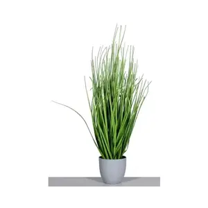 Umělá rostlina v květináči Tráva 80 cm, zelená obraz