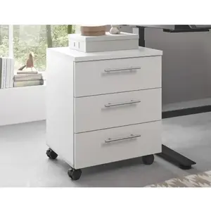 Úložný kontejner na kolečkách Ben, bílý obraz