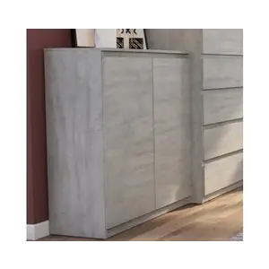 Skříňka Carlos 80 cm, šedý beton obraz