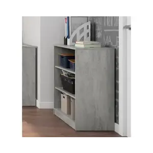 Nízký regál Carlos, šedý beton, šířka 40 cm obraz
