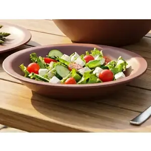 Talíř Caruba Eco 21 cm, cihlový obraz