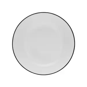 Hluboký talíř Luna Black Line 20 cm, bílý obraz