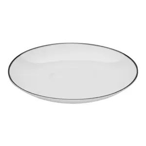 Podšálek Luna Black Line 14 cm, bílý obraz