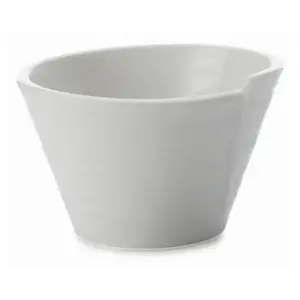 Kónická miska Cirque 5, 5 cm, bílá obraz