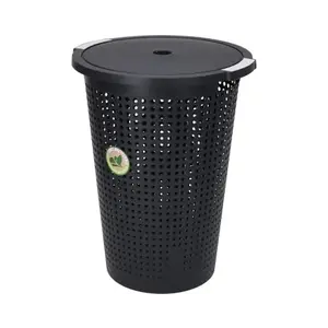 Koš na prádlo 35 l, černý obraz
