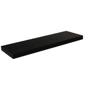 Nástěnná police Basic 120 cm, černá obraz
