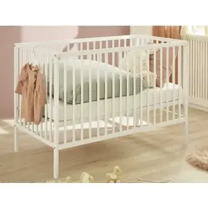 Dětská baby postýlka Celia 60x120 cm, bílá obraz