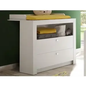 Komoda s přebalovacím pultem Paula, bílá obraz