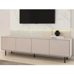 Široká TV skříňka Flax, 200 cm, béžový kašmír obraz
