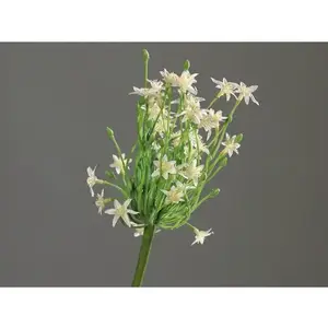 Umělá květina Česnek 70 cm, krémový obraz