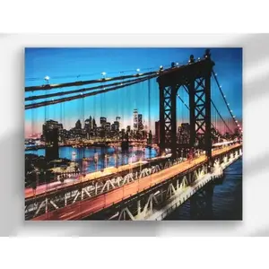 Obraz na plátně Brooklyn Bridge, 40x50 cm obraz