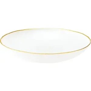 Mísa Dia 30 cm, bílá/zlatá obraz
