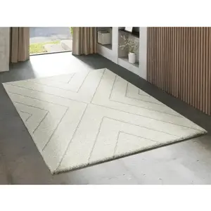 Koberec Ideal Shaggy 120x170 cm, krémový obraz