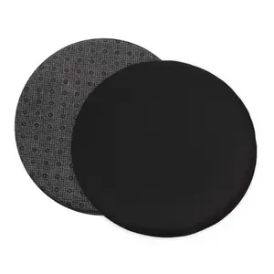Podsedák na židle antracitový 38 cm, imitace kůže obraz