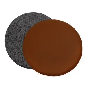 Podsedák na židle hnědý 38 cm, imitace kůže obraz