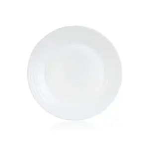 Dezertní talíř Harena 19 cm, bílé sklo obraz