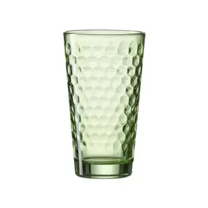 Sklenice Favo 400 ml, zelená obraz